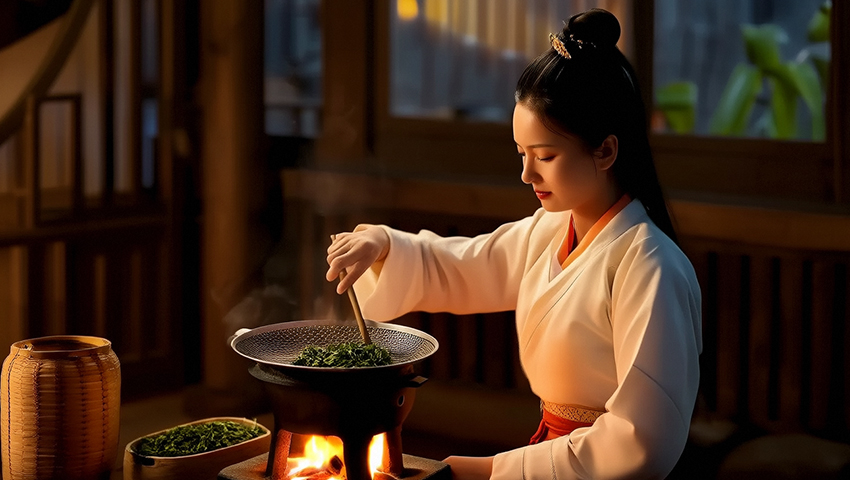 炒茶人